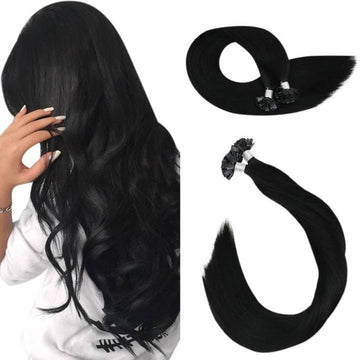 flat tip colored hair extensions real hair